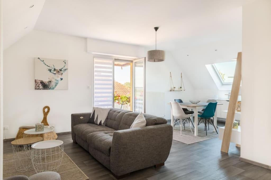 Appartement Climatise 70 M2, Proximite De Colmar Sainte-Croix-en-Plaine المظهر الخارجي الصورة