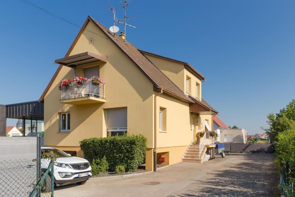 Appartement Climatise 70 M2, Proximite De Colmar Sainte-Croix-en-Plaine المظهر الخارجي الصورة